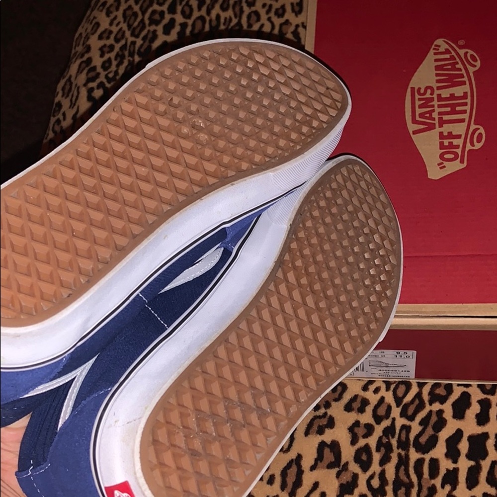 VANS SK8-HI ROYAL BLUE VANS SIZE 11 WOMEN/ 9.5 MEN - Picture 6 of 7